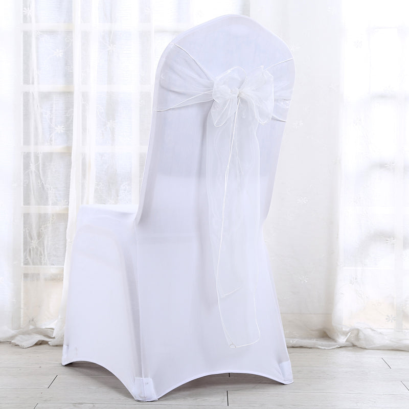 Organza Sashes, Ivory